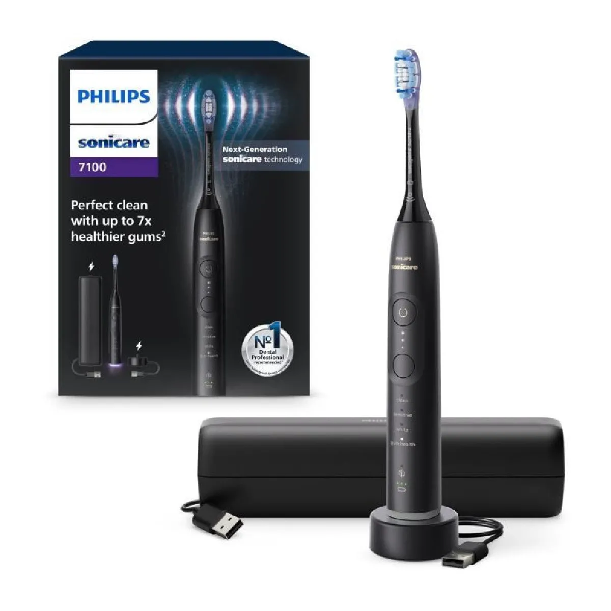 Philips Sonicare Serie 7100 - Noir
