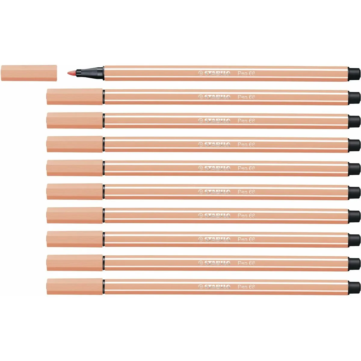 Feutres Stabilo Pen 68 Viande 10 Pièces - vue 4