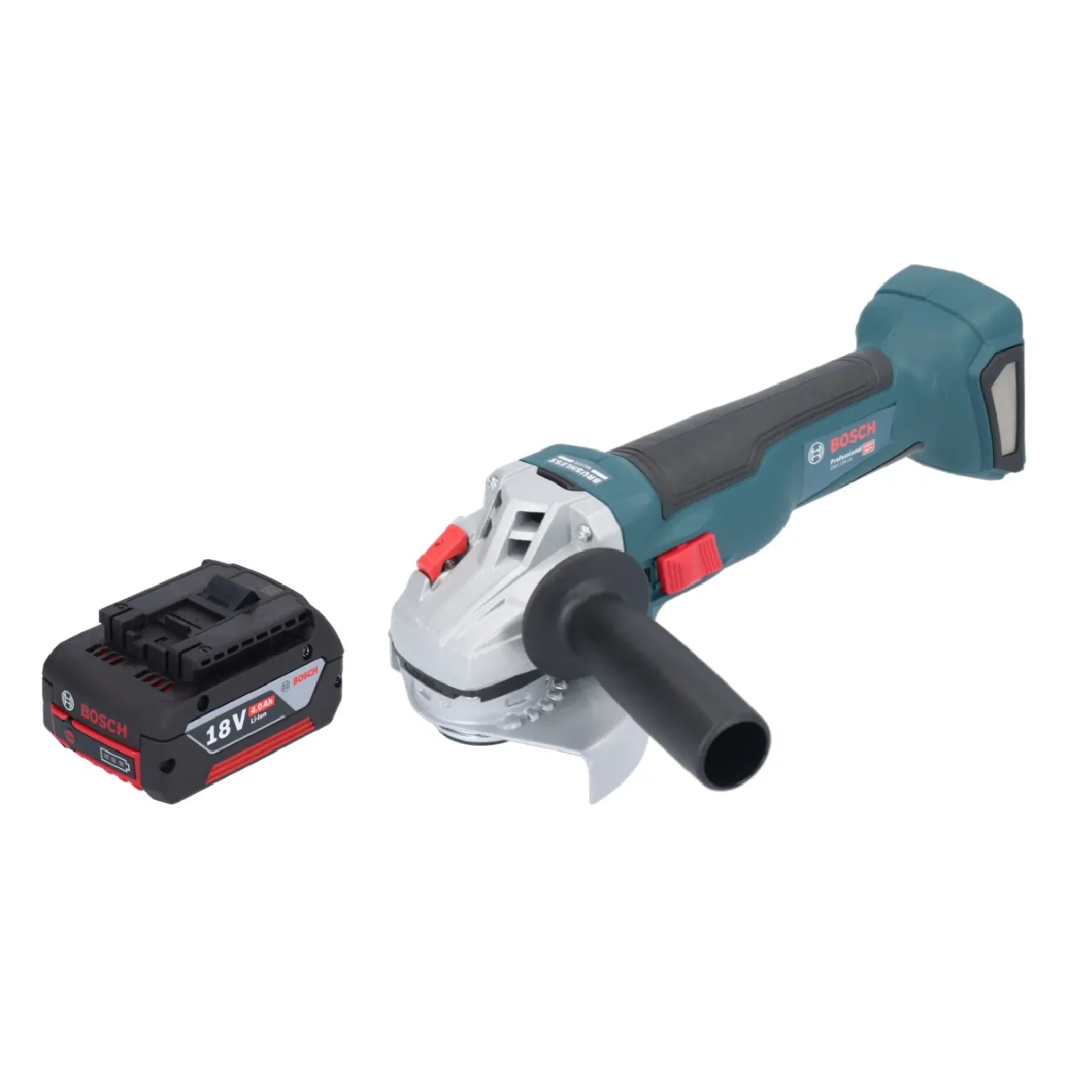 Bosch GWS 18V 10 Professional Meuleuse angulaire sans fil 18 V 115 mm Brushless + 1x batterie 4 0 Ah sans chargeur