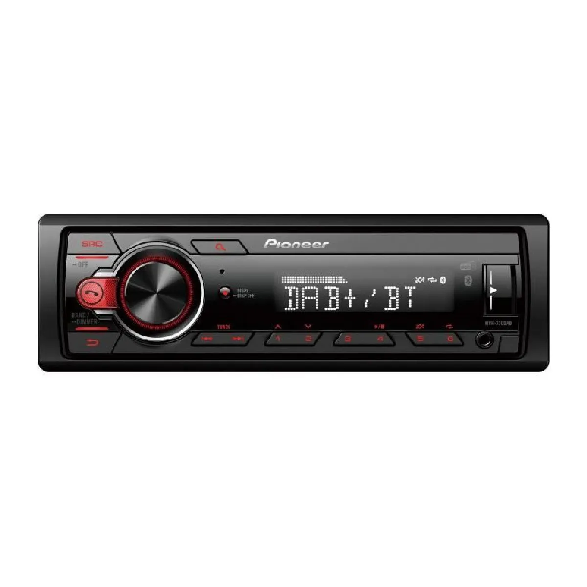 PIONEER  MVH-330DAB - Rouge