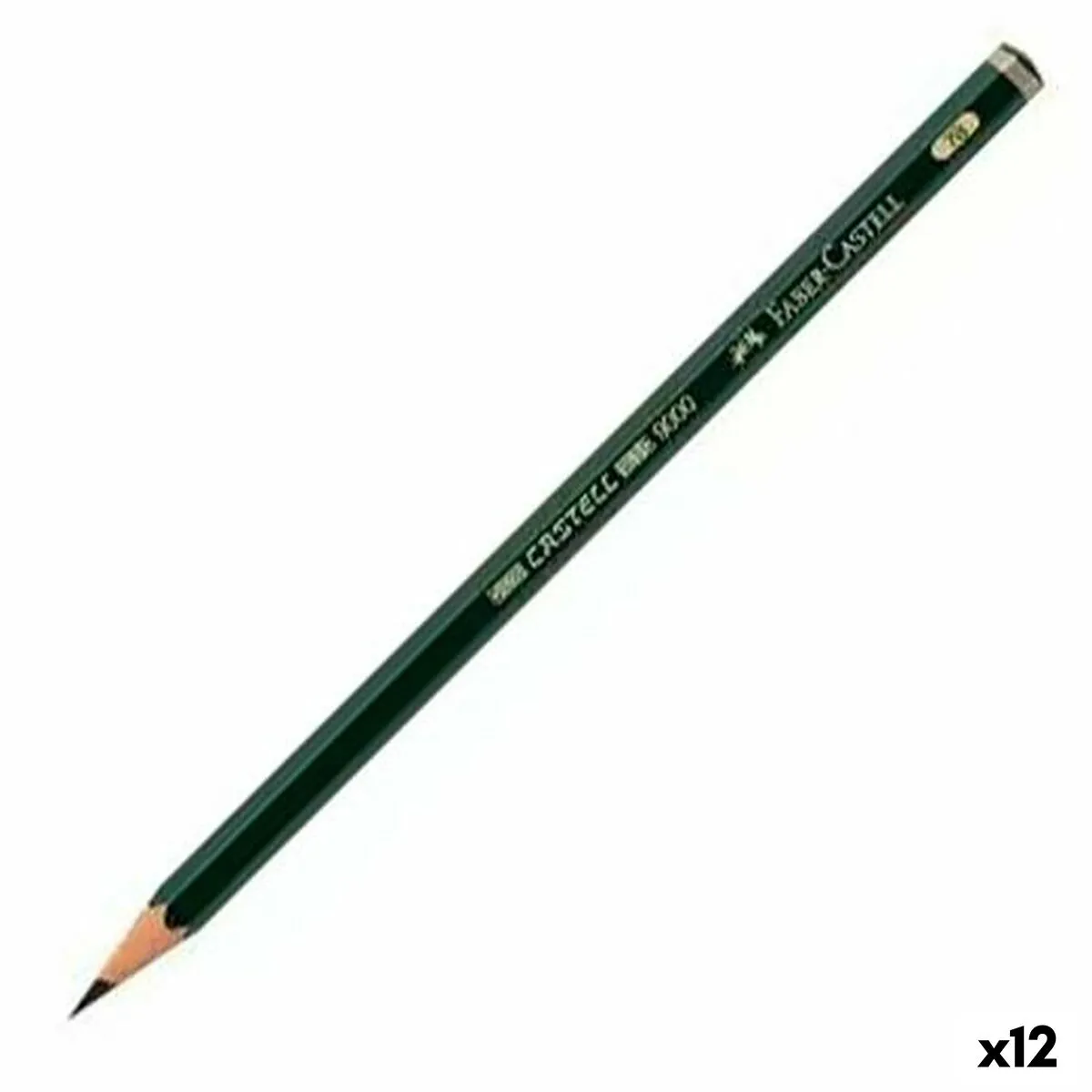 C/12 Lapiz Grafito Serie 9000 Faber-Castell 7B - [Livre en VO]
