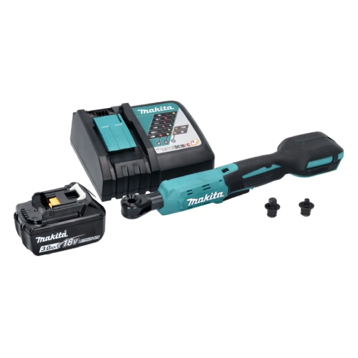 Makita DWR 180 RF1 Visseuse à cliquet sans fil 18 V 47 5 Nm 14'' 38'' + 1x batterie 3 0 Ah + chargeur