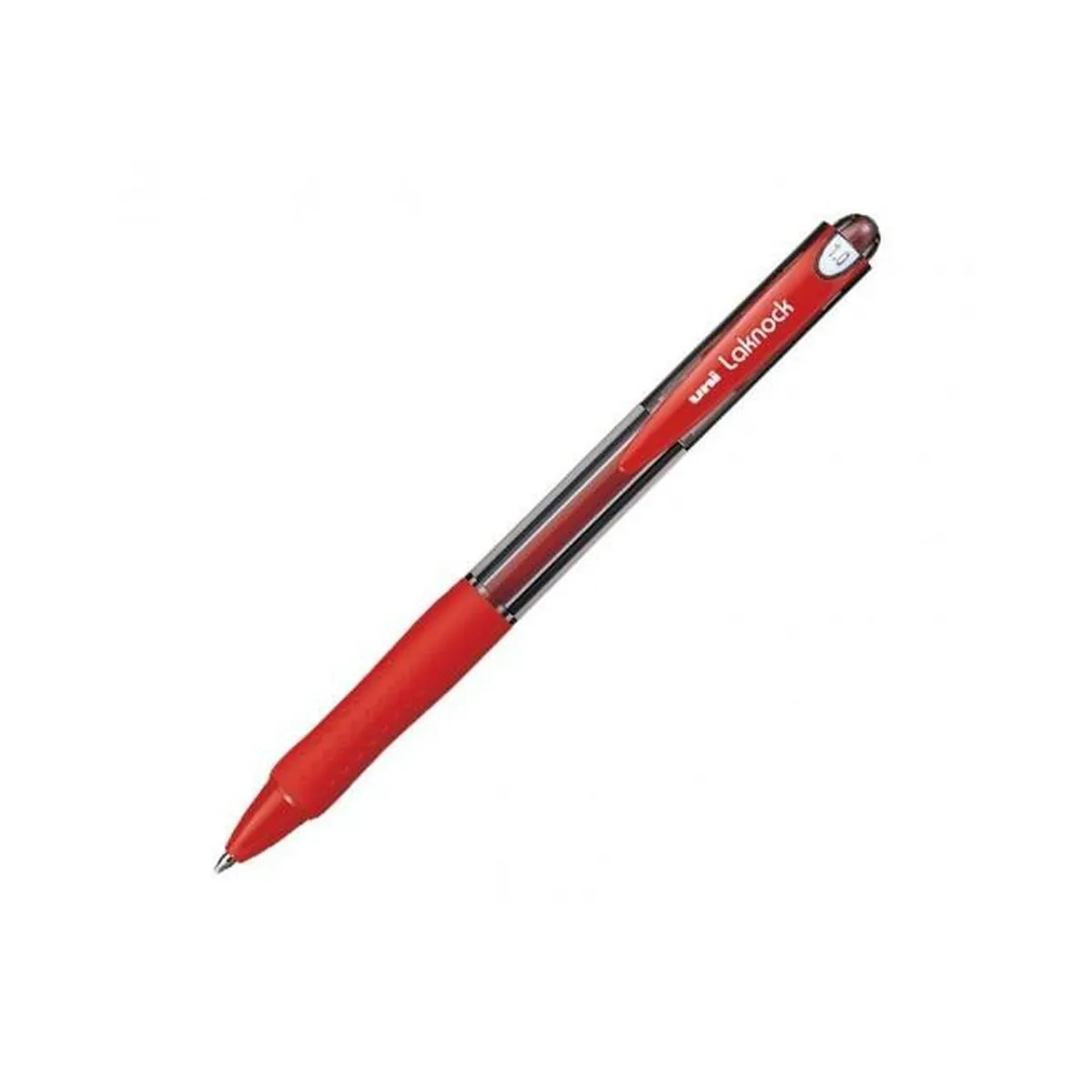 UNI BALL stylo &agrave; encre liquide Uni-Ball Rollerball Laknock SN-100 Rouge 0,4 mm (12 Pi&egrave;ces)