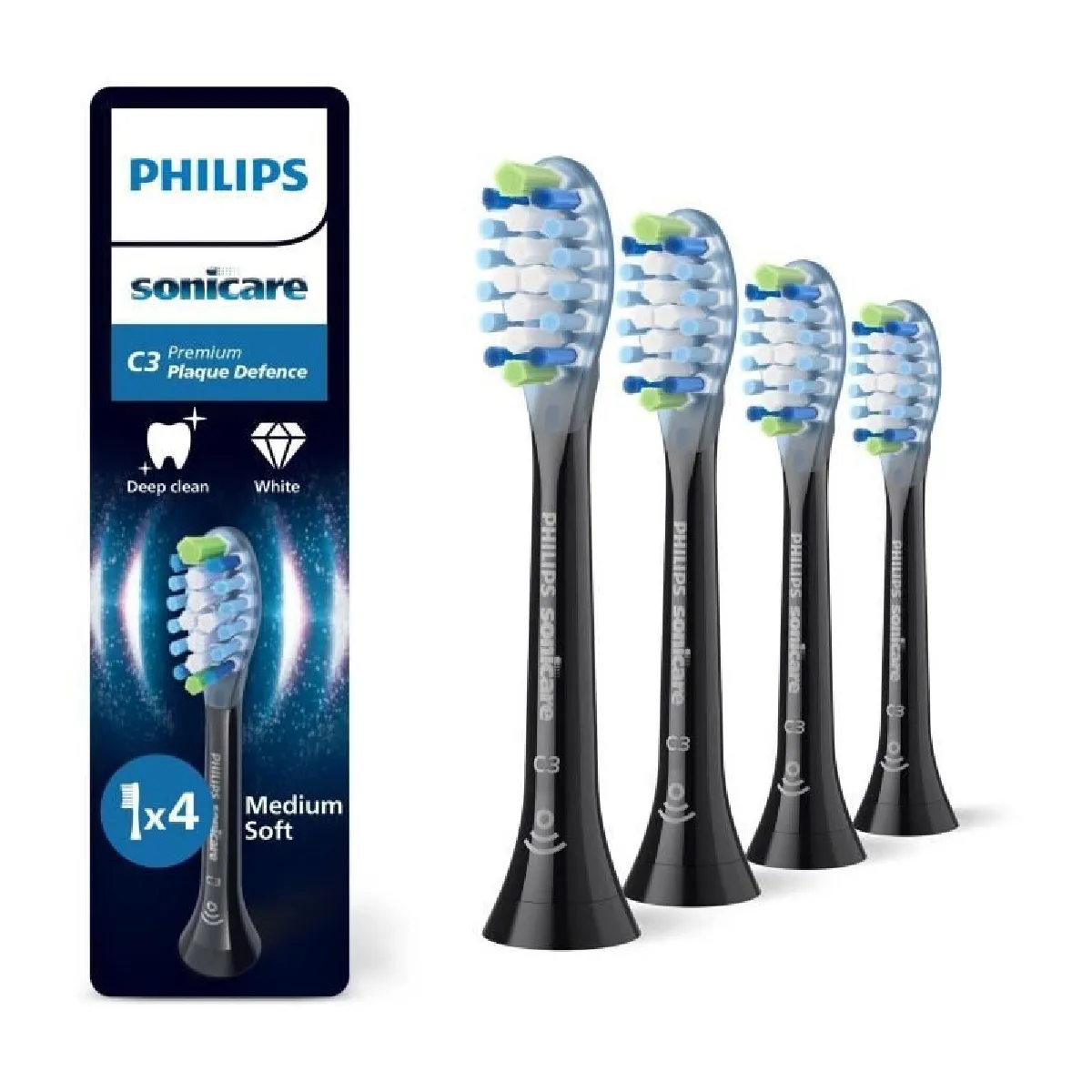 Philips têtes de brosse C3 HX9044/88 - Lot de 4