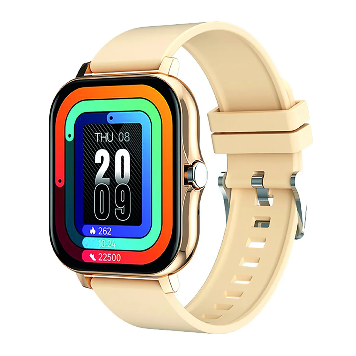 Avizar Montre Connectée avec Appel Multisports Écran 1,69" Balnéo IP67 Beige Avizar Montre Connectée avec Appel Multisports Écran 1,69" Balnéo IP67 Beige