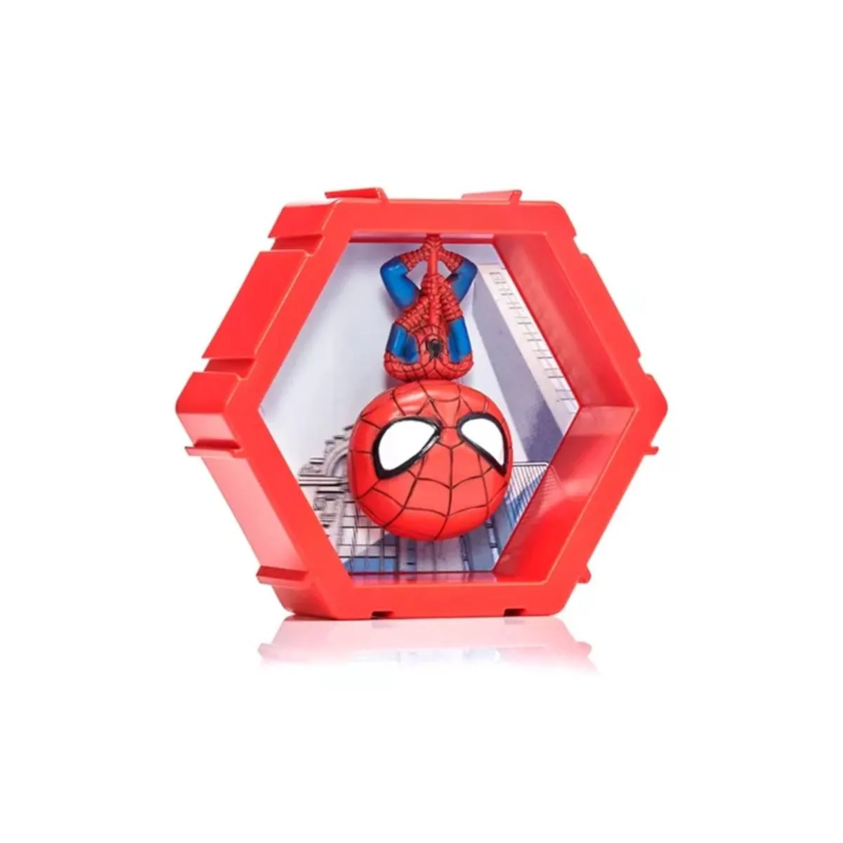 WOW! PODS Figurine 4D Marvel Spider Man figurine unique à collectionner à tête branlante qui éclate de leur monde dans le vôtre affichage mural ou étagère jouets et cadeaux Marvel série 1 n° 411 - vue 2
