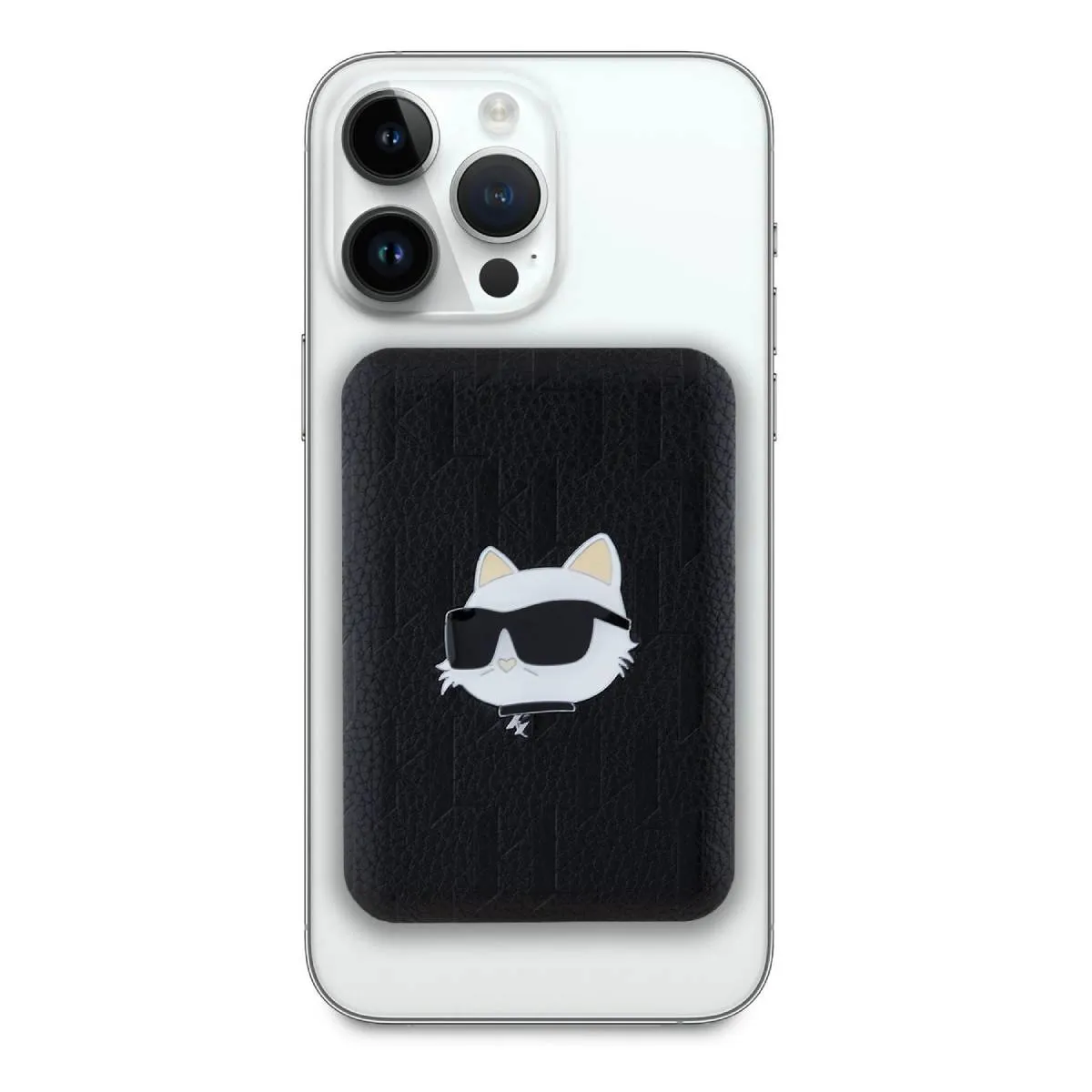Karl Lagerfeld Noir Batterie Externe Magsafe 5000Mah Motif Choupette Head