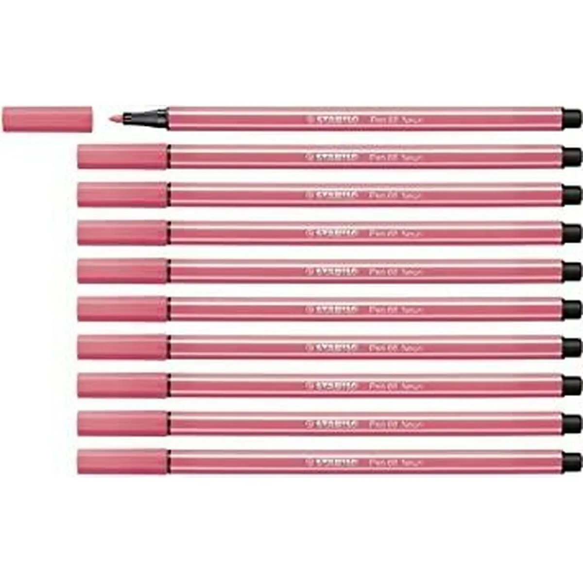 Stabilo Rouge Pen 68 Feutre Neon Lot De 10 - Image 3