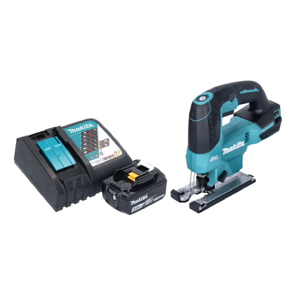 Makita DJV 184 RF1 Scie sauteuse sans fil 18V Brushless + 1x Batterie 30Ah + Chargeur - vue 2
