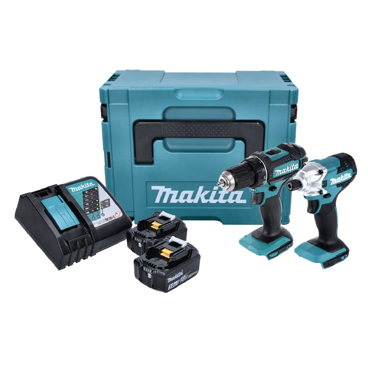 Makita Ensemble combi de perceuse et tournevis 18 V et - vue 2