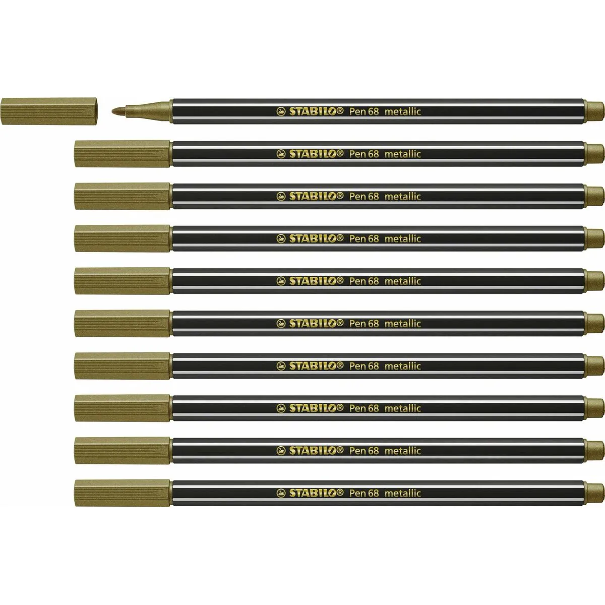 Feutres Stabilo Pen 68 metallic (10 Pièces)