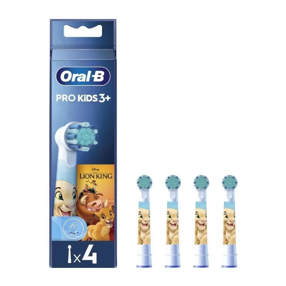 Oral-b Brossettes de rechange enfants Le Roi Lion - Pack de 4