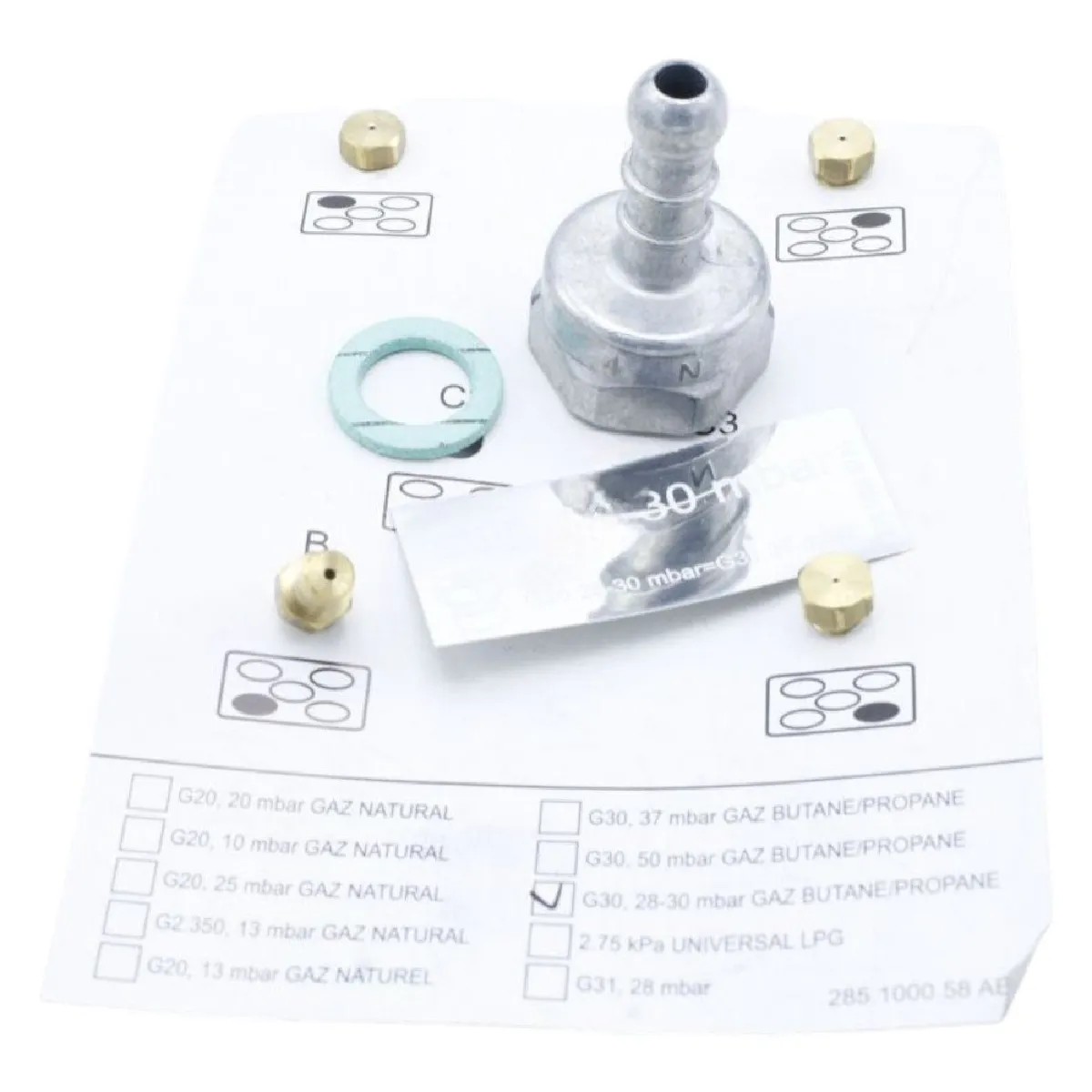 Beko kit gicleurs gaz butane / propane - g30 - 4431100184