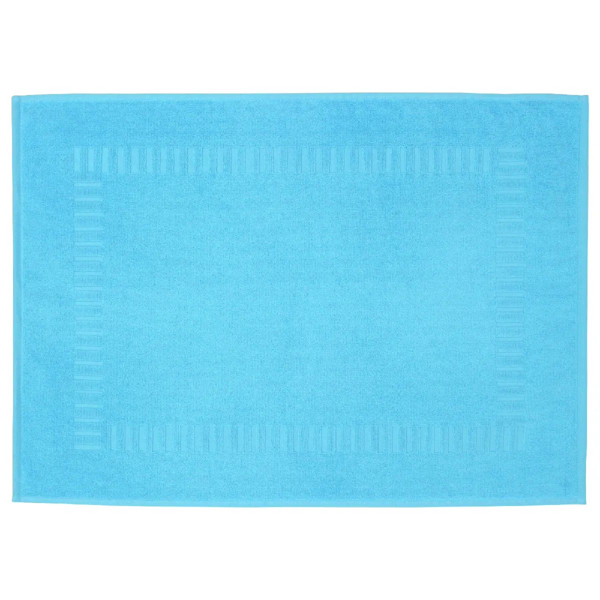 Linnea Tapis de bain 50x70 cm PURE Bleu Oc&eacute;an 700 g/m2