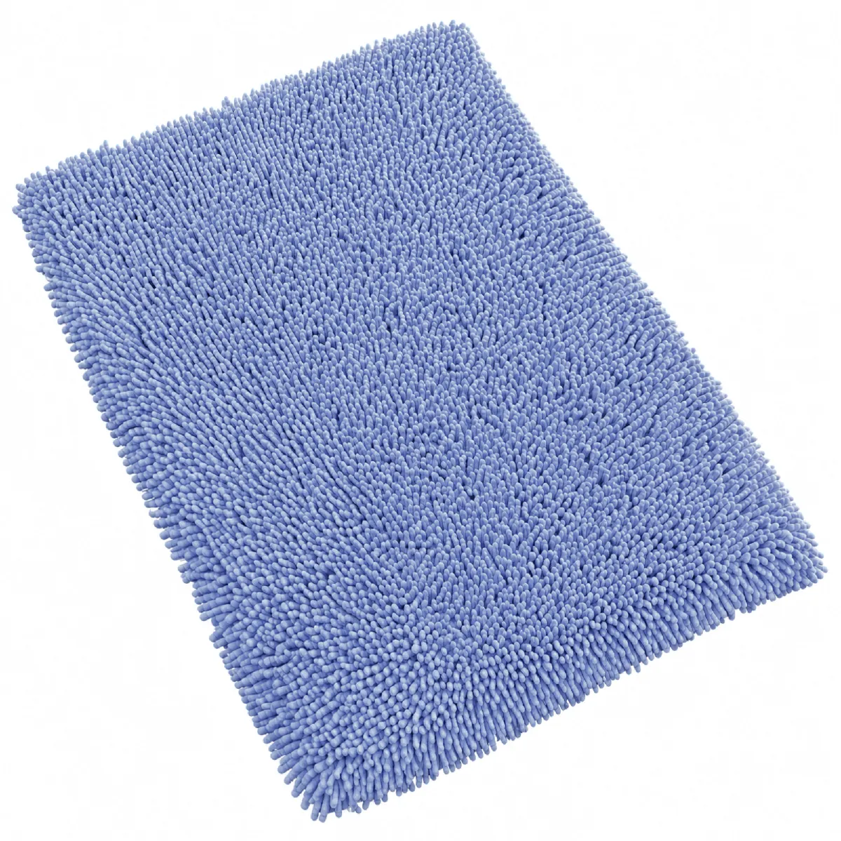 Linnea Tapis de bain 50x80 cm CHENILLE Bleu mer 1800 g/m2