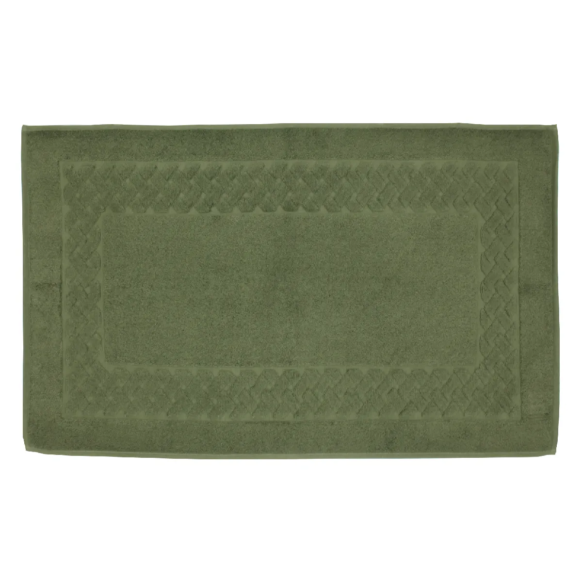 Linnea Tapis de Bain 50x80 cm Royal Cresent Vert Bouteille 850 g/m2