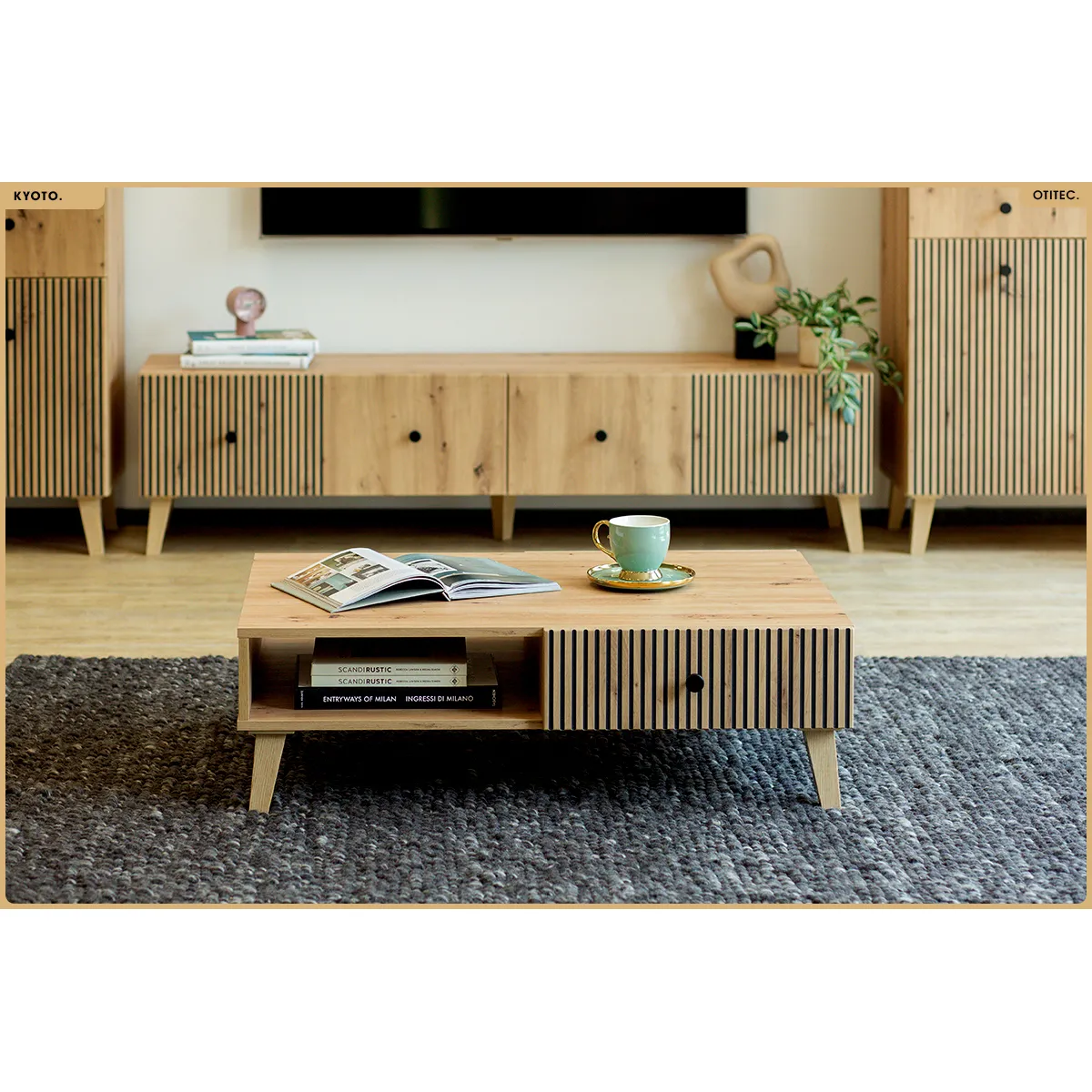 Meilleurs prix pour Table basse - H.32 x L.102 x P.67 - KYOTO