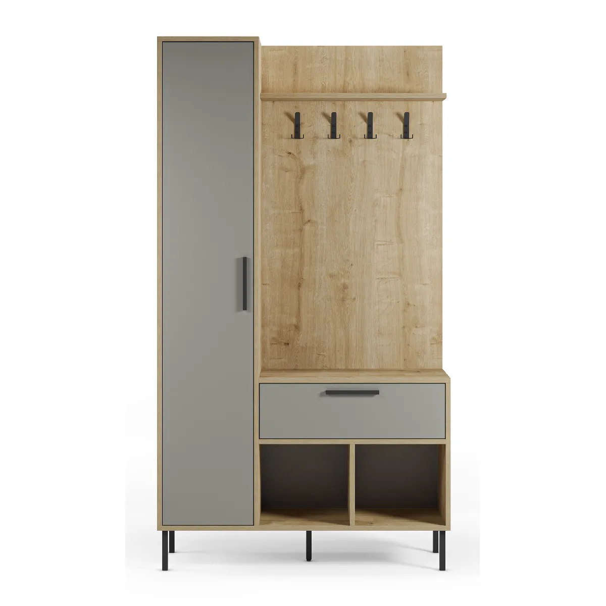Pegane Meuble d'entrée vestiaire - Vert