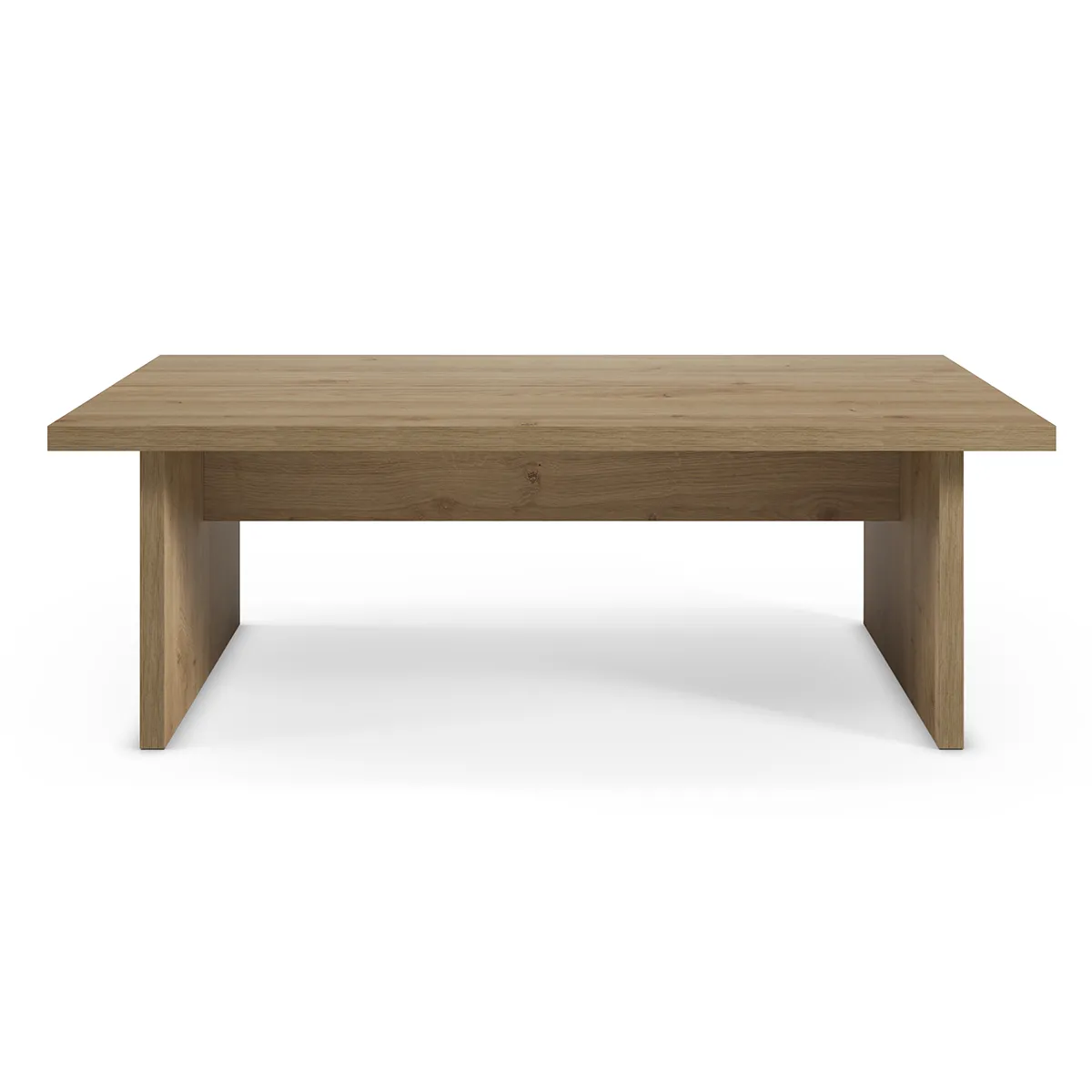 Meilleurs prix pour Table basse, table de salon rectangulaire aspect bois coloris chêne - Longueur 120 x Profondeur 70 x Hauteur 40 cm
