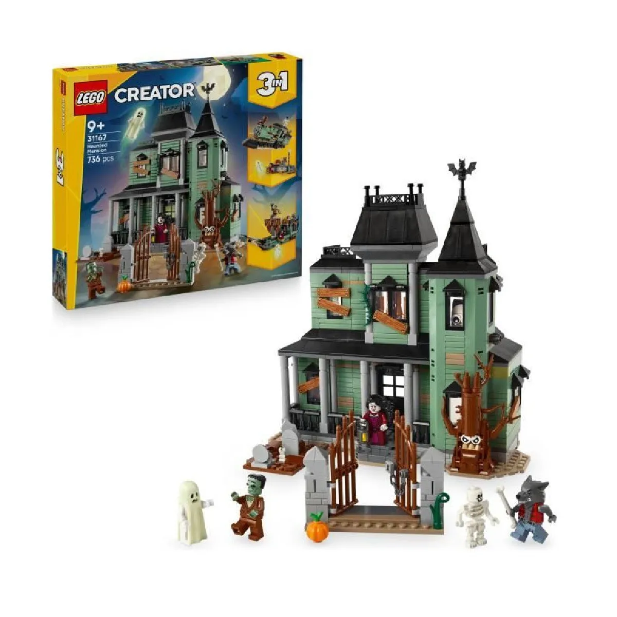 31167 Le manoir hante Creator 3 en 1