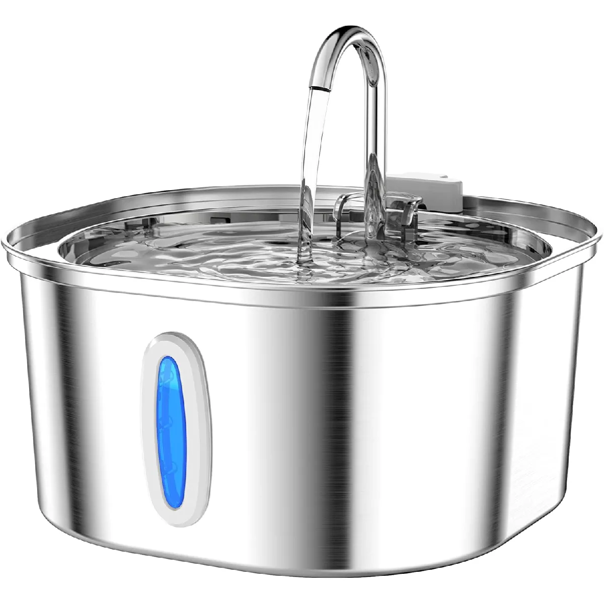 Comparer les prix de Fontaine à Eau en Acier Inoxydable pour Animaux domestiques de 3,2L gris