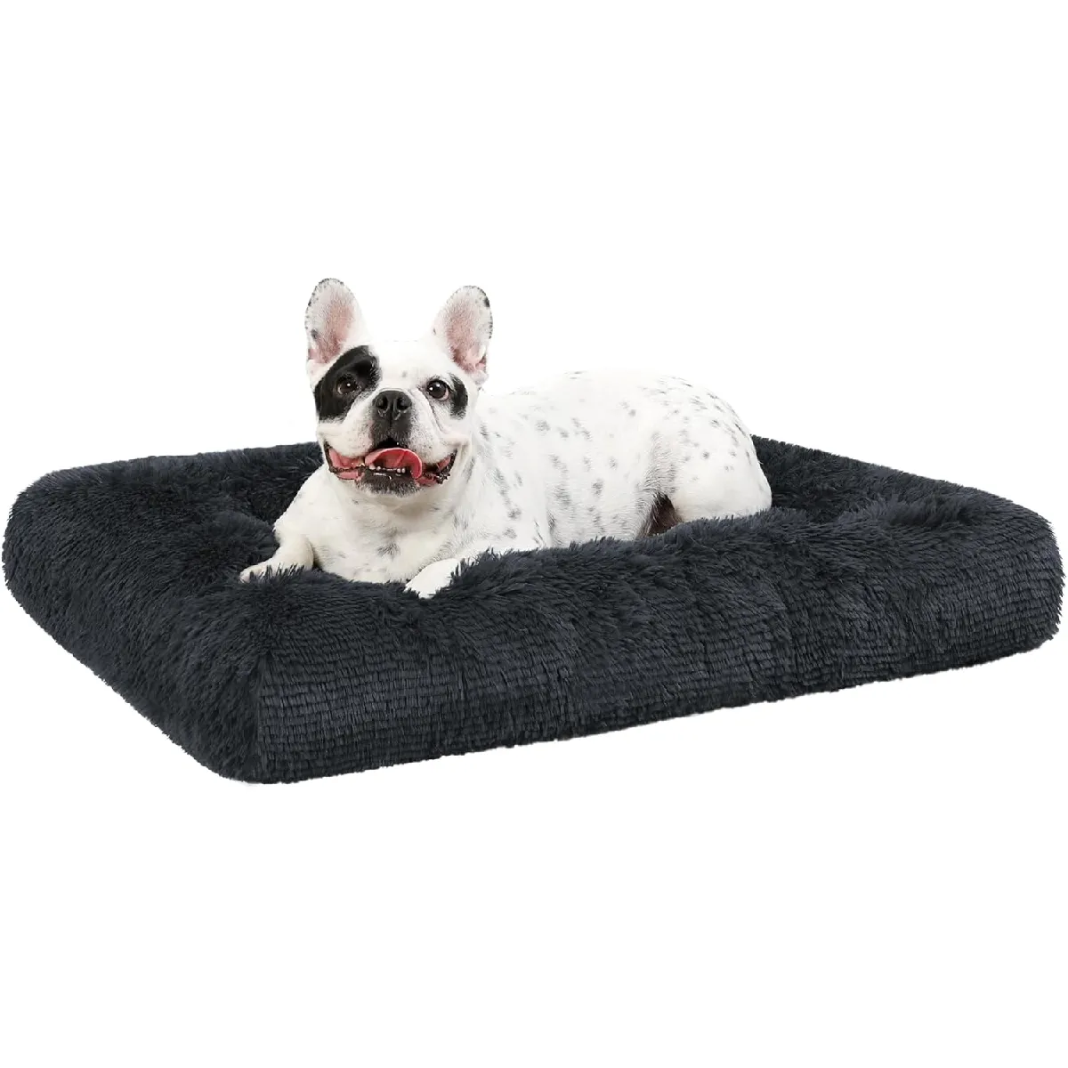 Comparer les prix de Panier pour Chien Moyen Taille, 76x52cm gris foncé