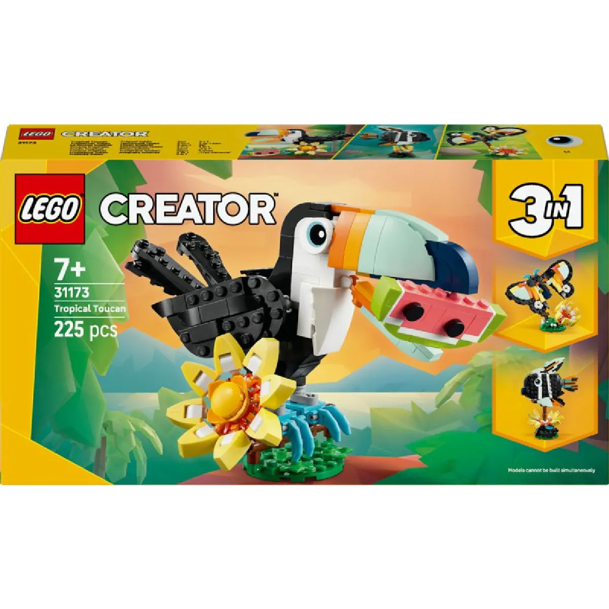 LEGO® Creator 3 en 1 31173 Animaux sauvages le toucan tropical