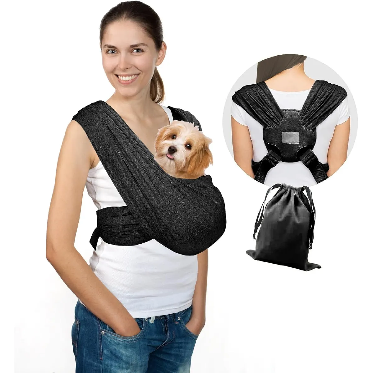 Comparer les prix de Sac de Transport Souple et Réglable pour Petit Chien