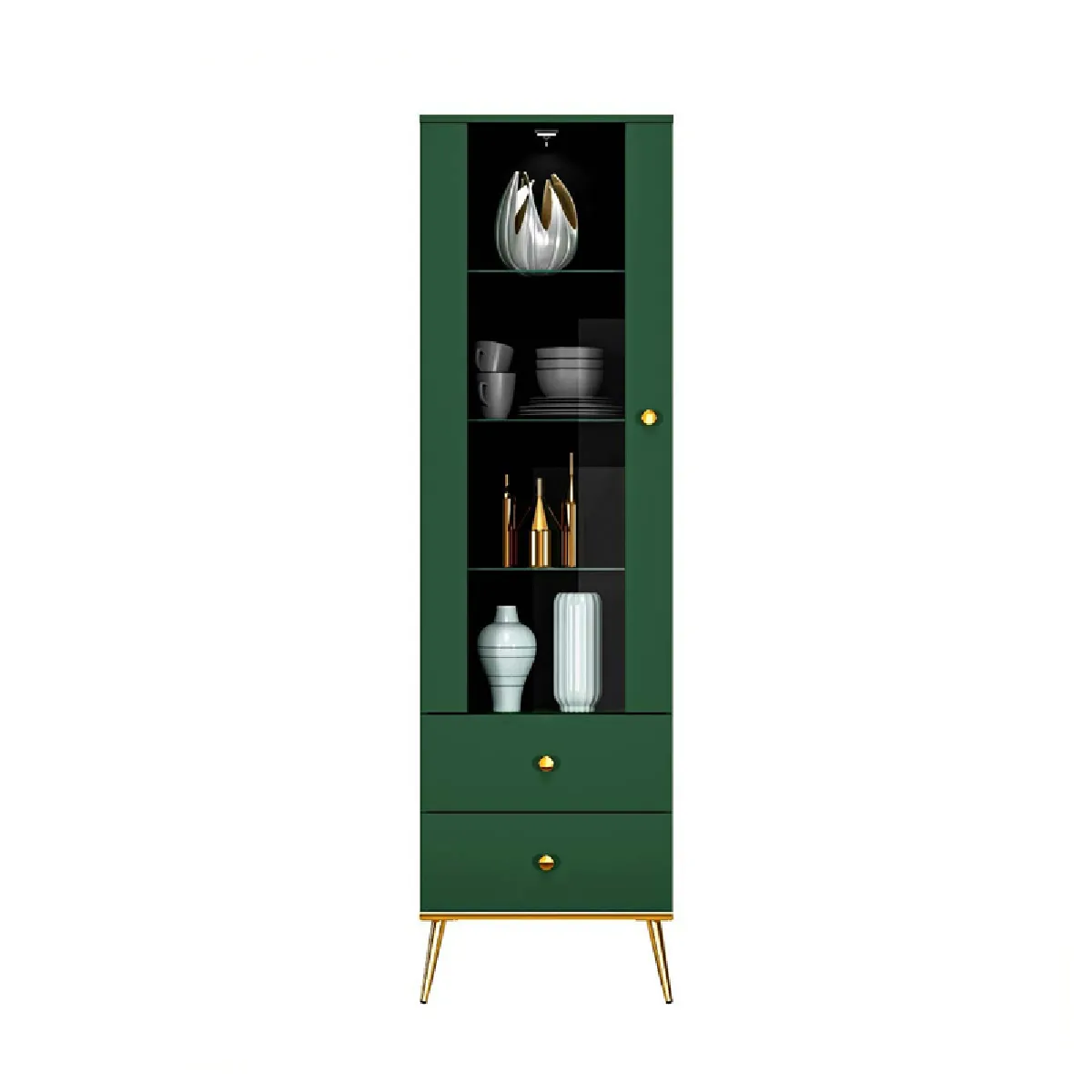 Otitec Armoire vitrine design - Vert