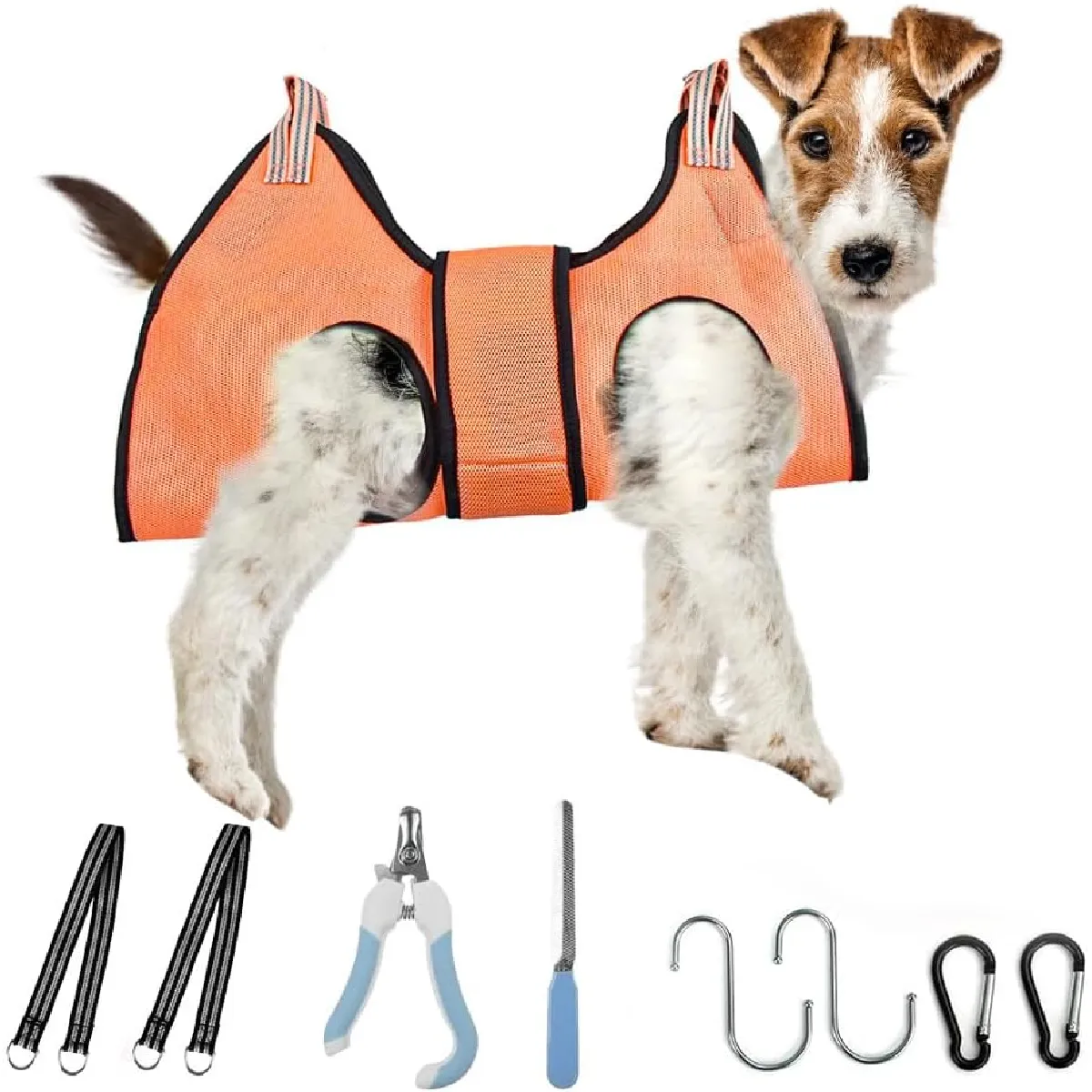 Meilleurs prix pour Hamac toilettage chien et chat avec coupe-griffes