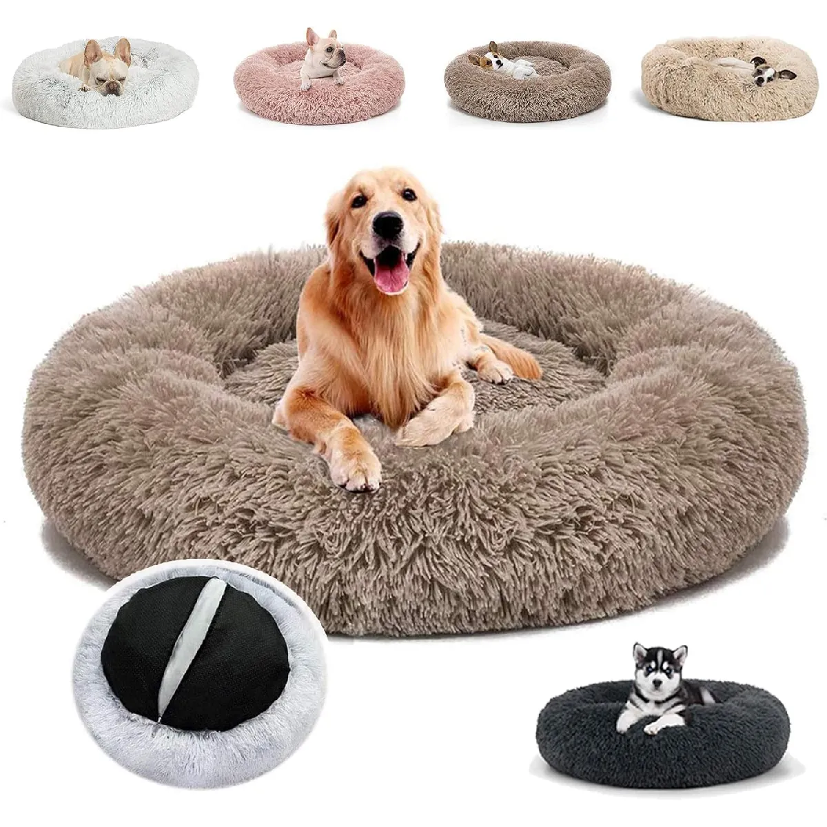 Meilleurs prix pour Panier Grande Taille Dehoussable et Lavable 50 cm marron