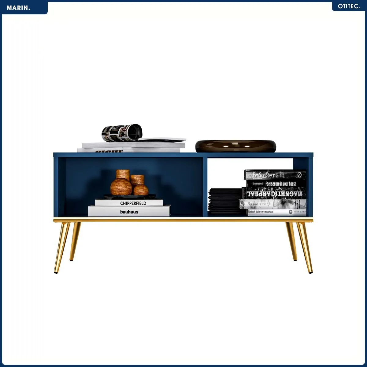 Comparer les prix de Table Basse - H.42 x L.90 x P.60 cm - MARIN