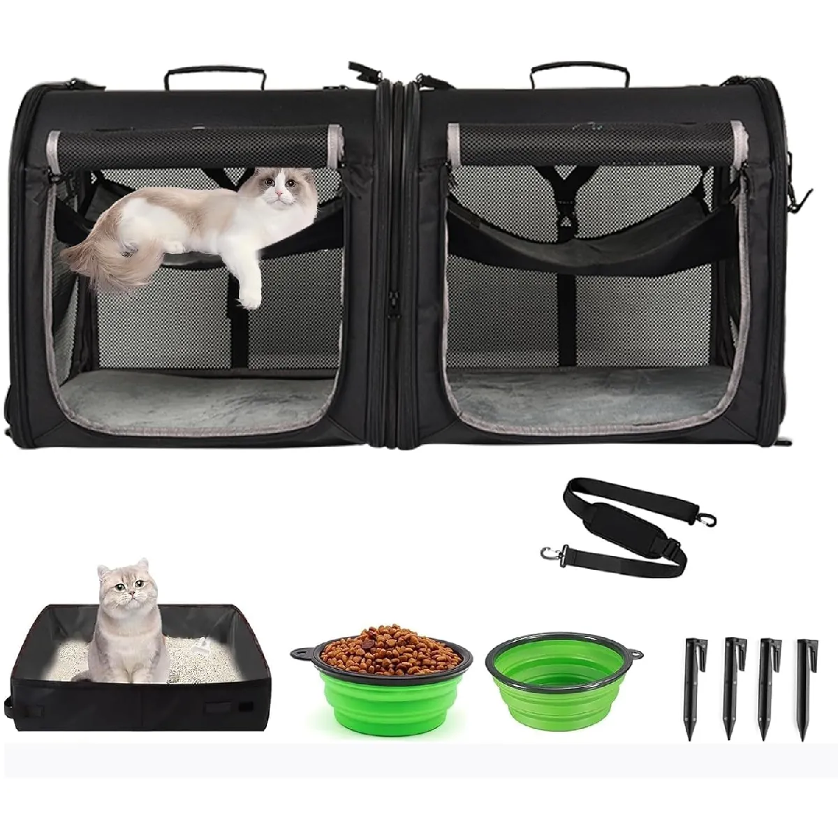 Meilleurs prix pour Sac de transport polyvalent pour animaux avec kit inclus