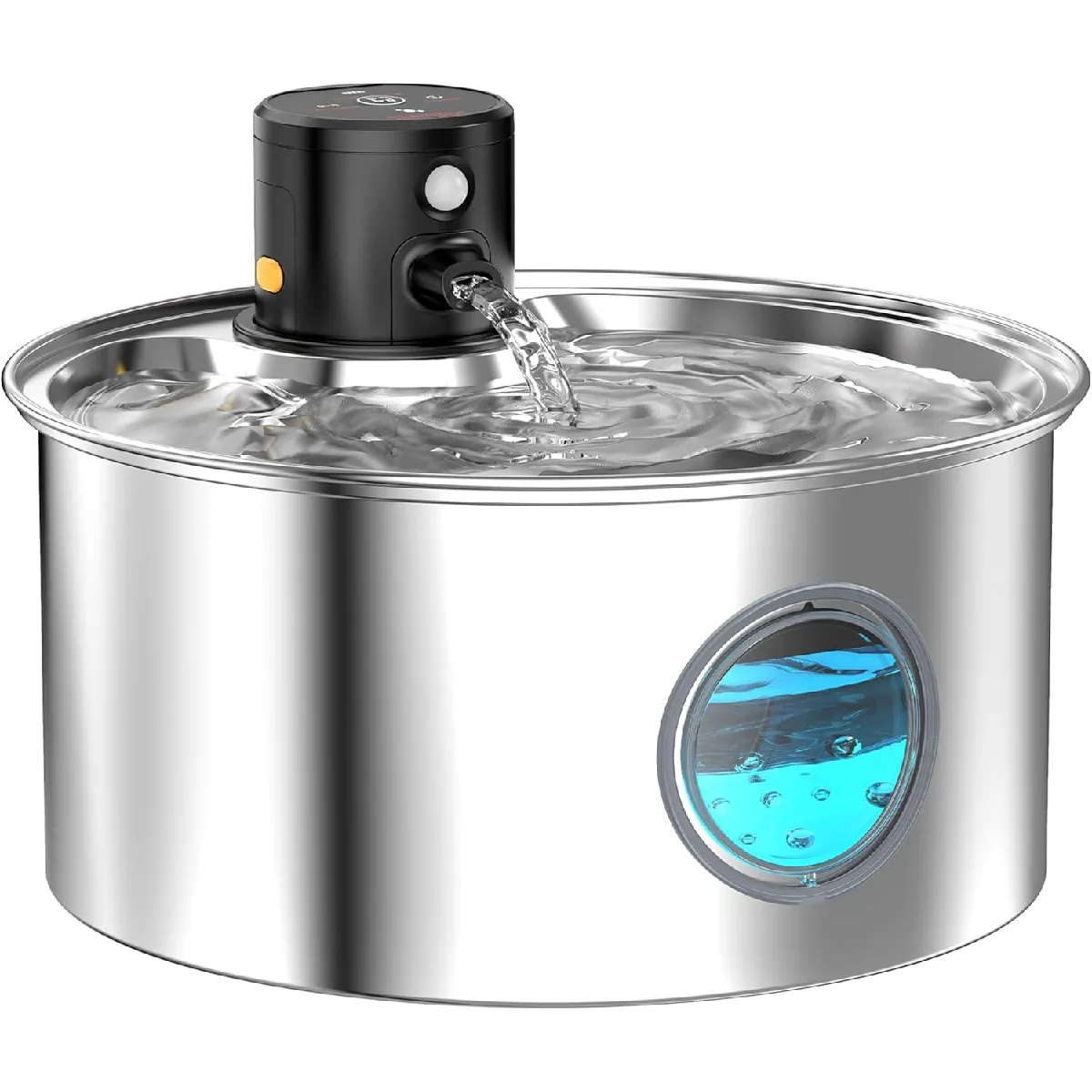 Comparer les prix de Fontaine à Eau pour Chat INOX de 3,2L gris