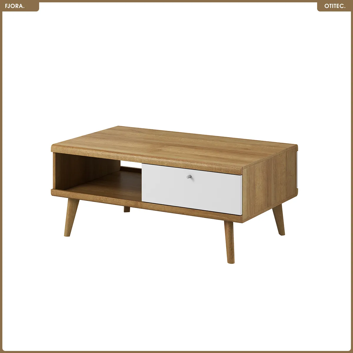 Comparer les prix de Table basse - L.107 x H.46 x P.67 cm - FJORA