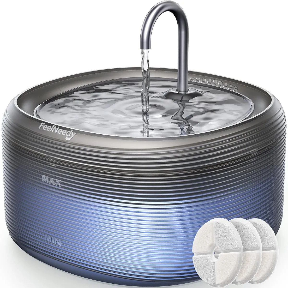 Comparer les prix de Fontaine à Eau pour Chat de 3,2L noir