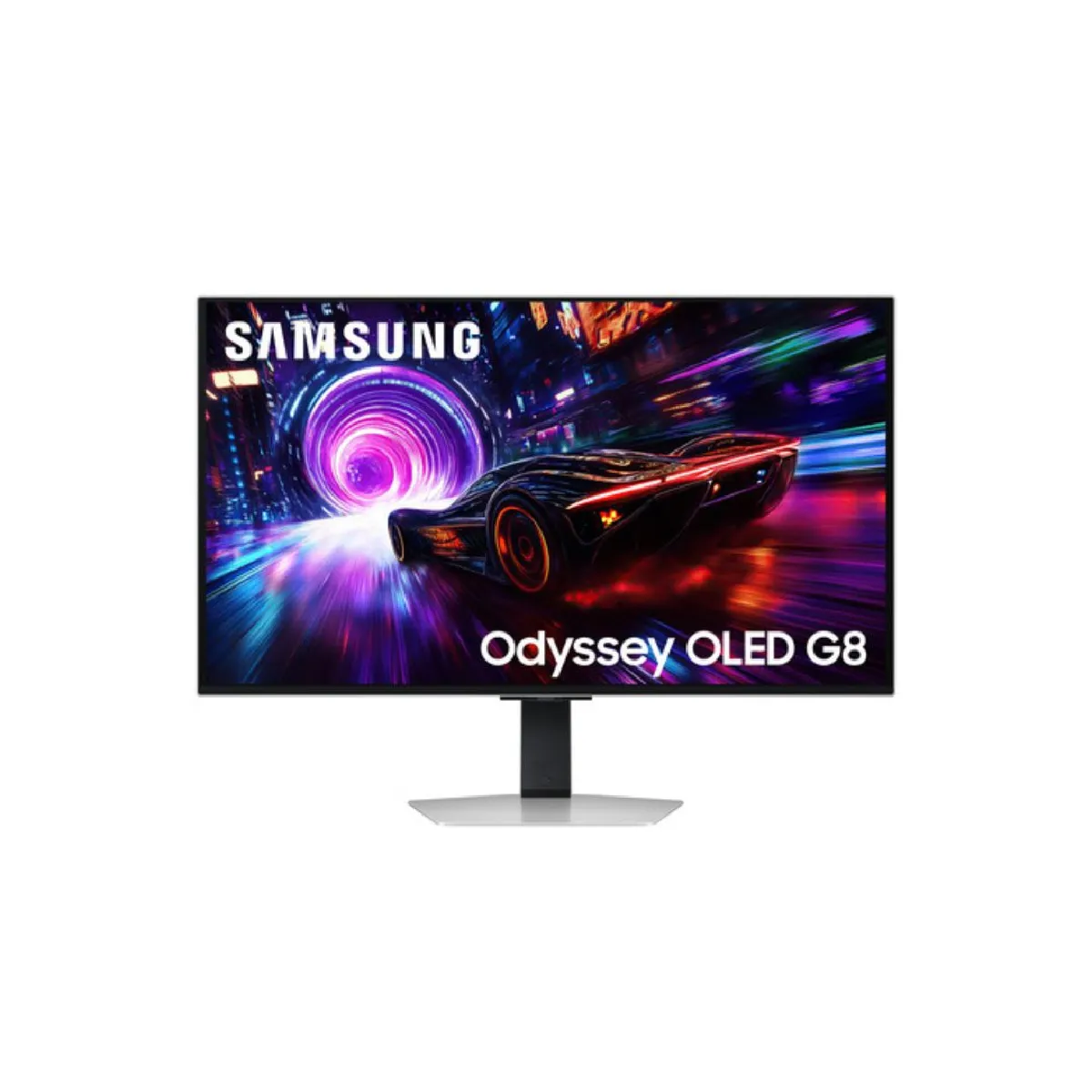 Ecran 32'' Samsung Gaming ODYSSEY G8 Noir OLED 240Hz 0.03ms 3840X2160 260cd/m² 2xHDMI DP 3xUSB Casque Pied réglable hauteur orientable inclinable pivot Ecran 32'' Samsung Gaming ODYSSEY G8 Noir OLED 240Hz 0.03ms 3840X2160 260cd/m² 2xHDMI DP 3xUSB Casque Pied réglable hauteur orientable inclinable pivot