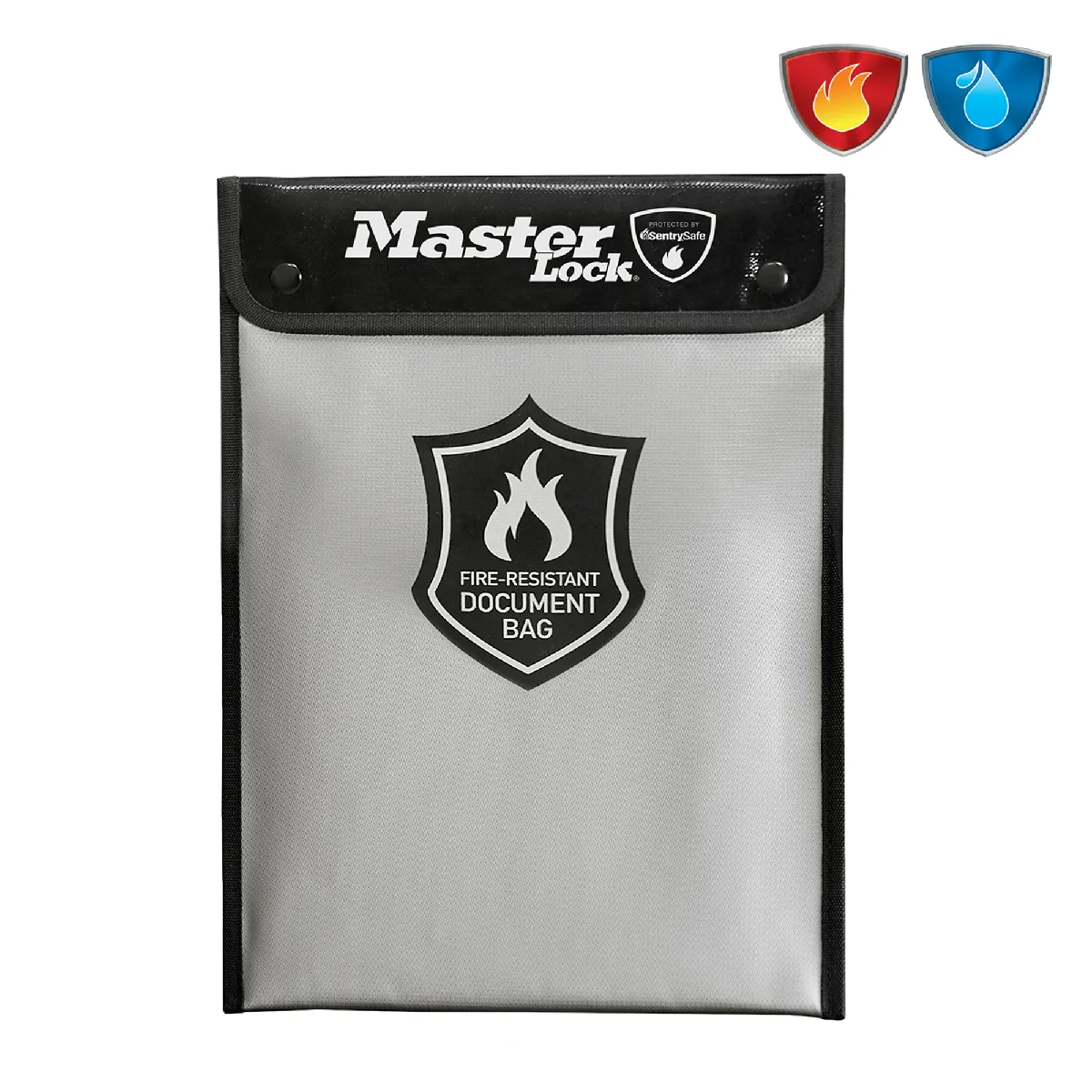 Joom Master Lock Europe Sac Ignifuge Et Résistant À L'eau Master Lock, Format A4 Argenté - Image 3