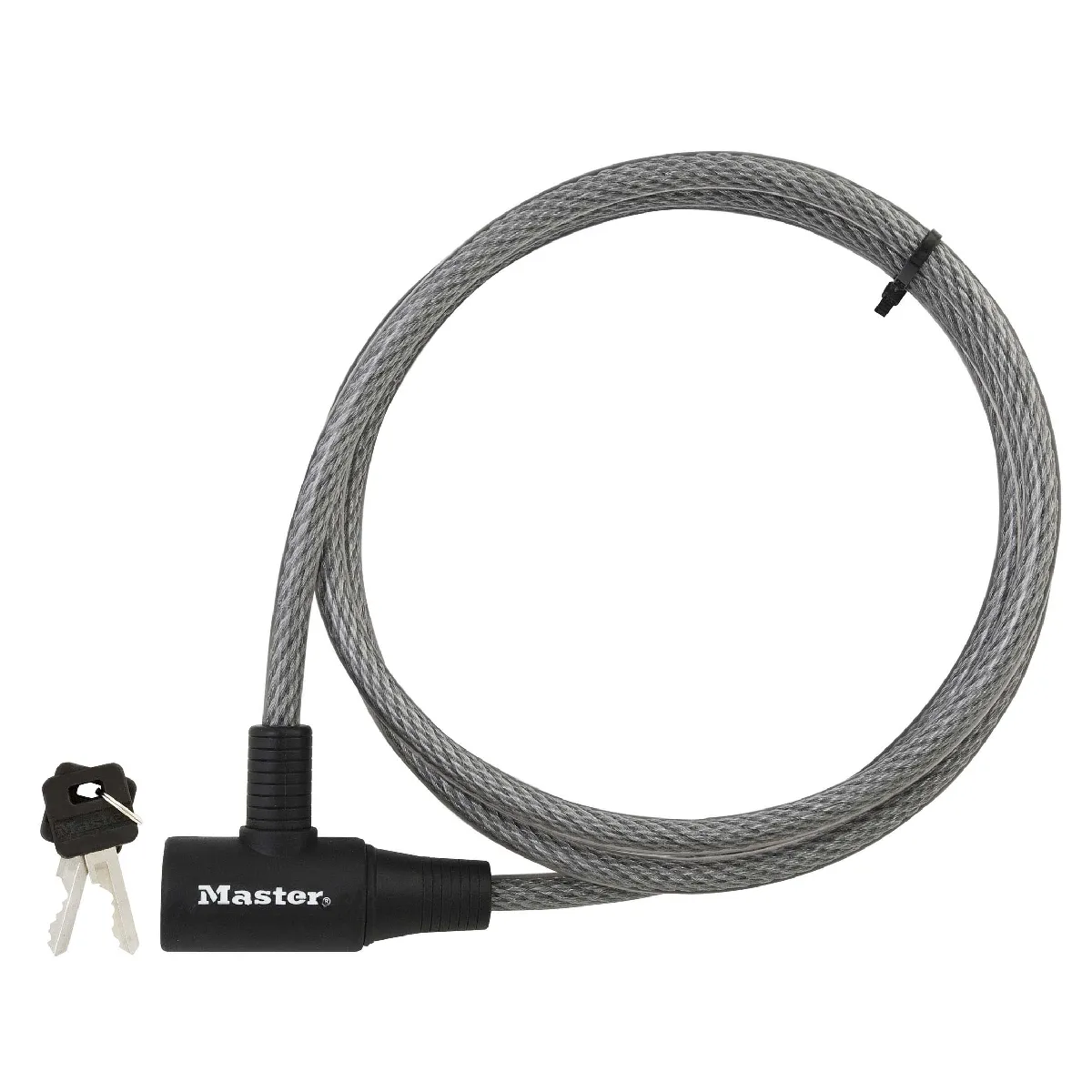 Master Lock 8154Eurd Cable Antivol Vélo Avec Serrure À Clé, 1,8 M Câble