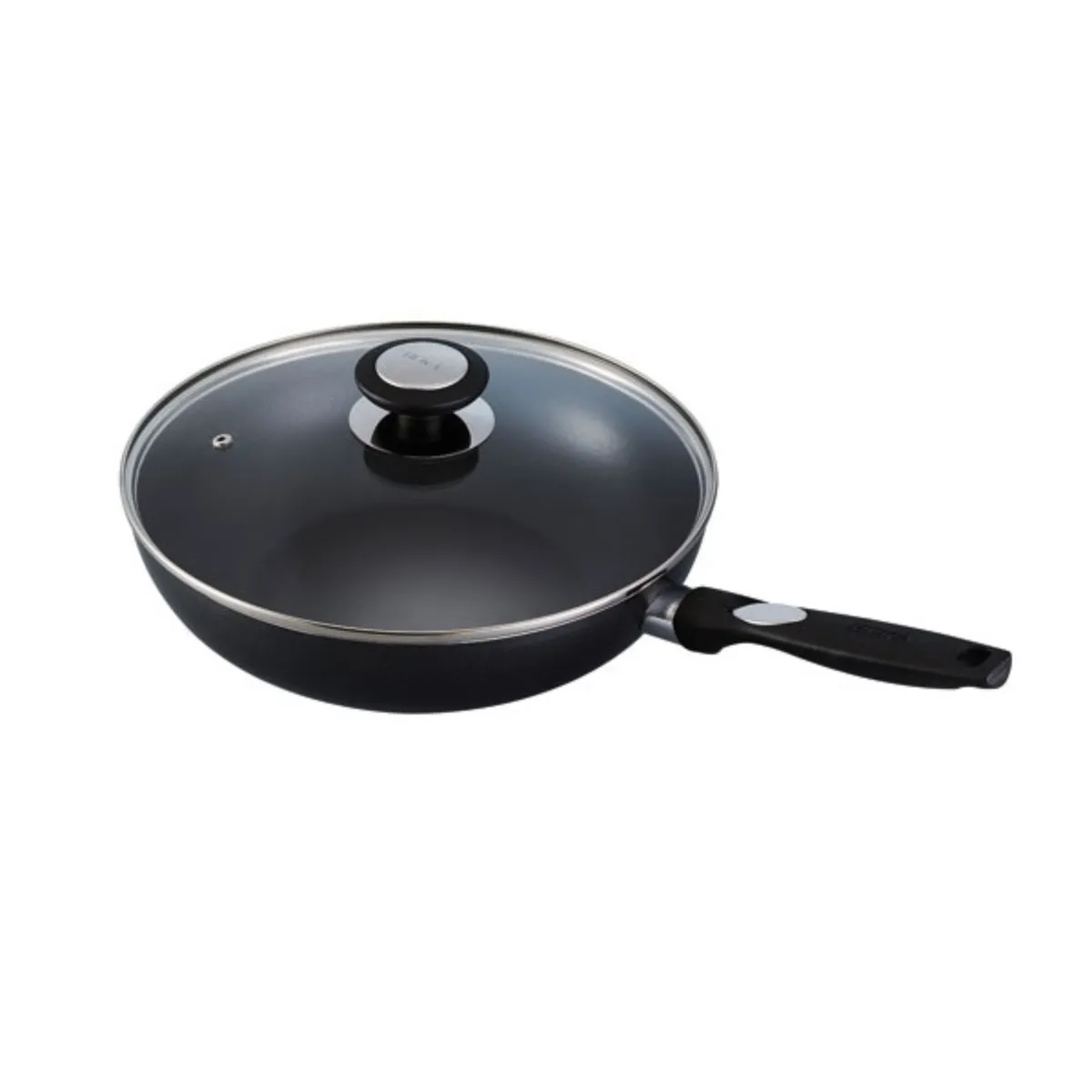 Poêle Wok couvercle Pro induc 28 cm aluminium antiadhésif 28.00 cm BEKA 45.00x28 - Image 4