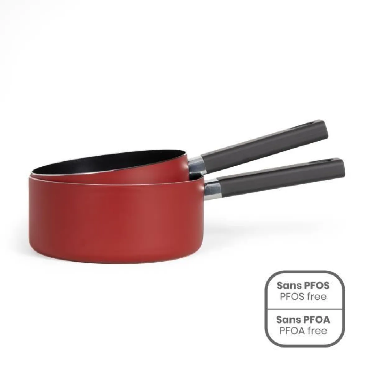 Livoo Set 2 Casseroles Aluminium 18 / 20 Cm Mep154r - Image 2