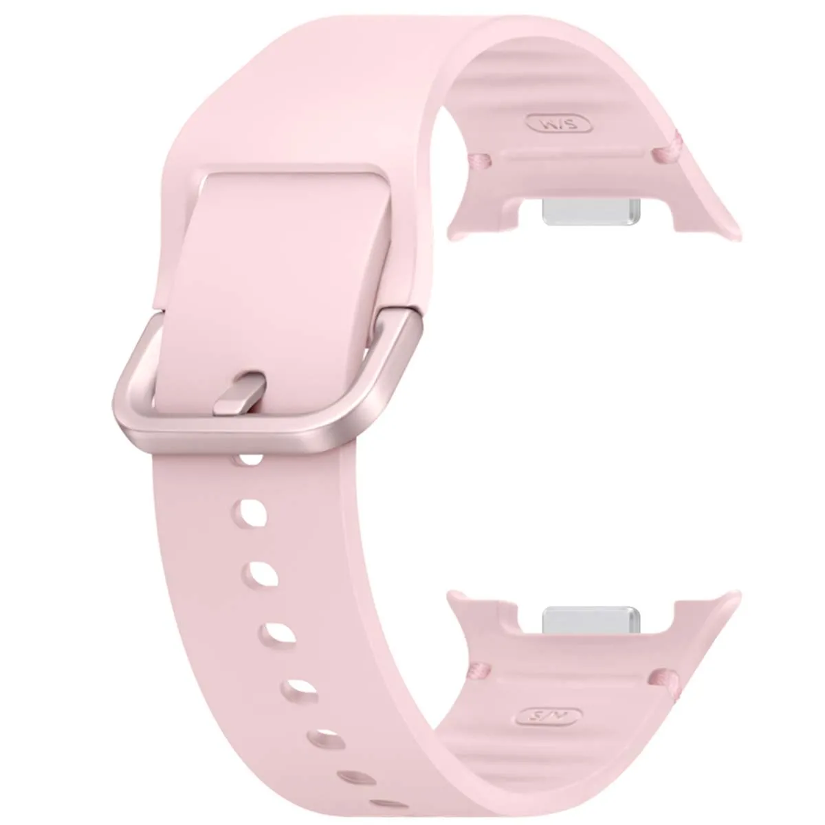 Samsung Bracelet pour Galaxy Watch 115mm S/M 20mm Édition Sport en Silicone Rose