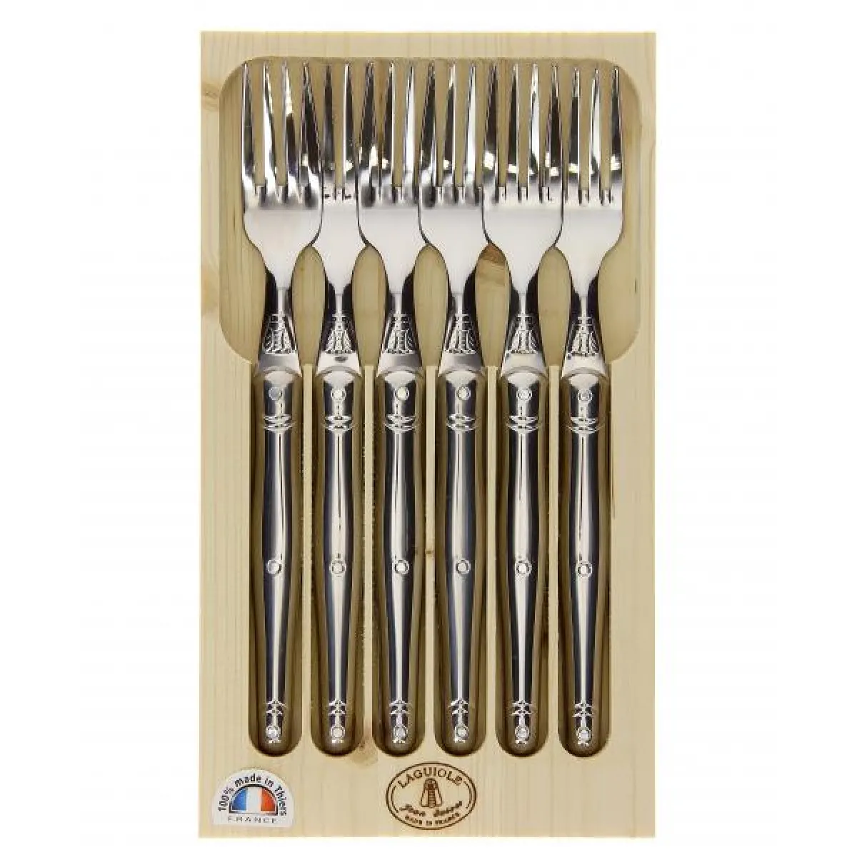 Coffret de 6 fourchettes de table - 97/13652 - Laguiole - JEAN DUBOST