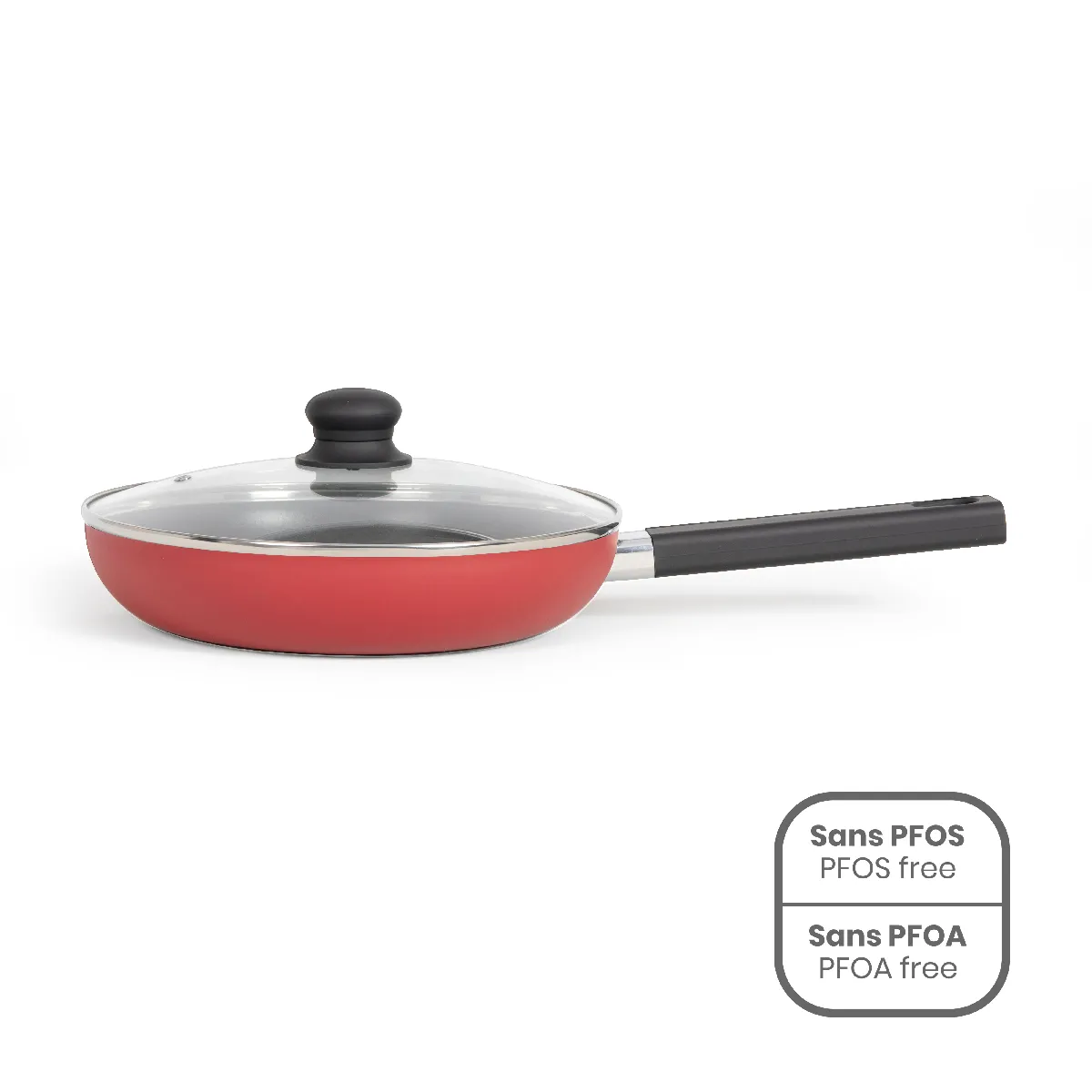 Sauteuse antiadhsif 26cm avec couvercle MEP153R