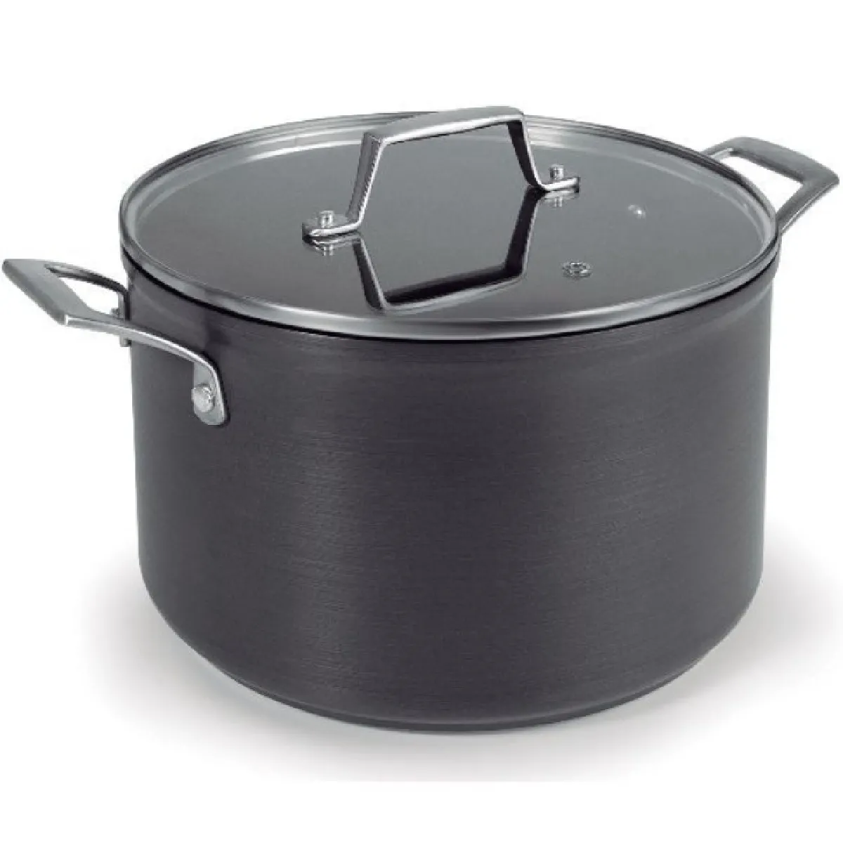 Non Communiqué Noir Marmite 26Cm Inox Avec Couvercle Lacor 48128 - Image 3