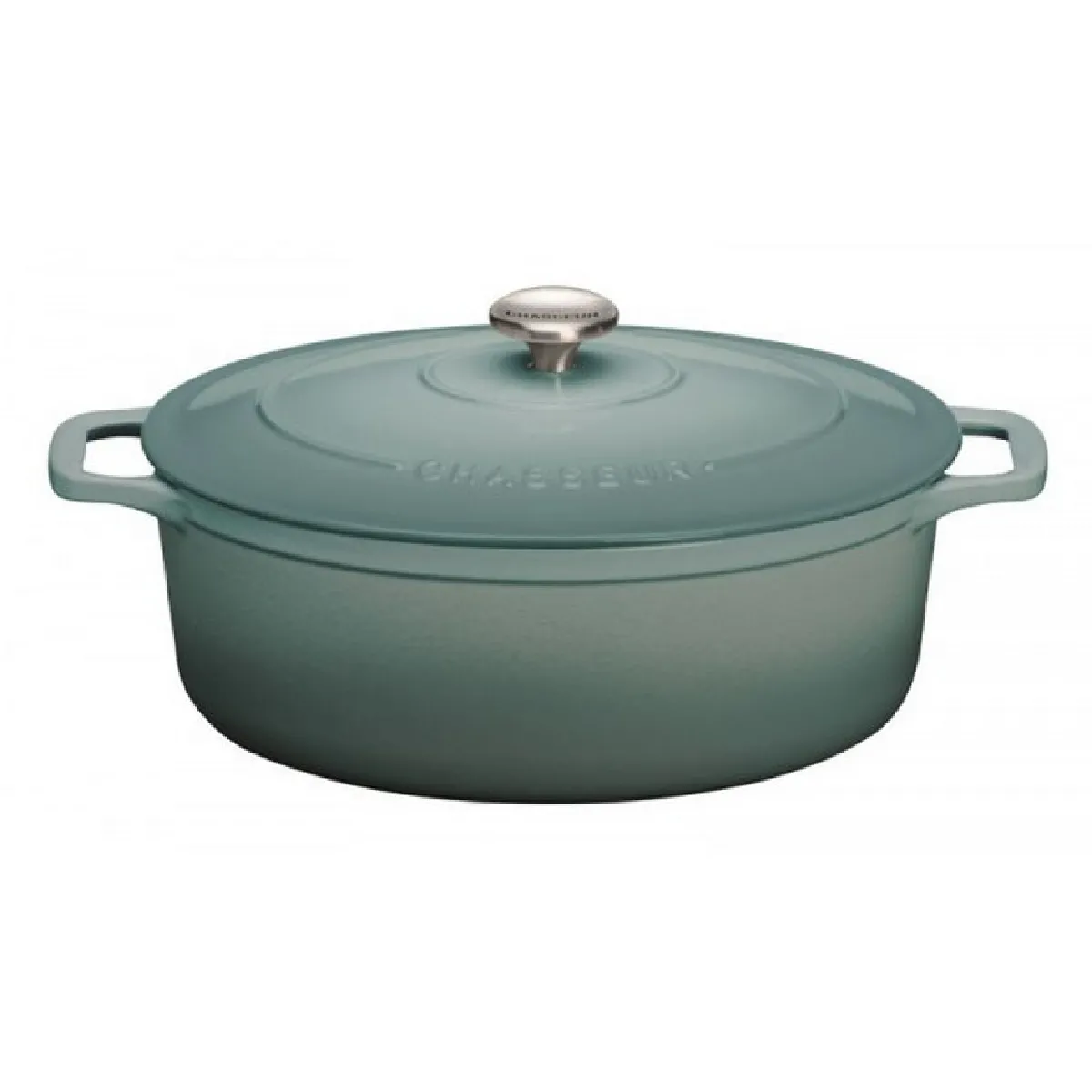 Chasseur Bleu Cocotte Ovale 33 Cm - Fonte Émaillée - Image 3