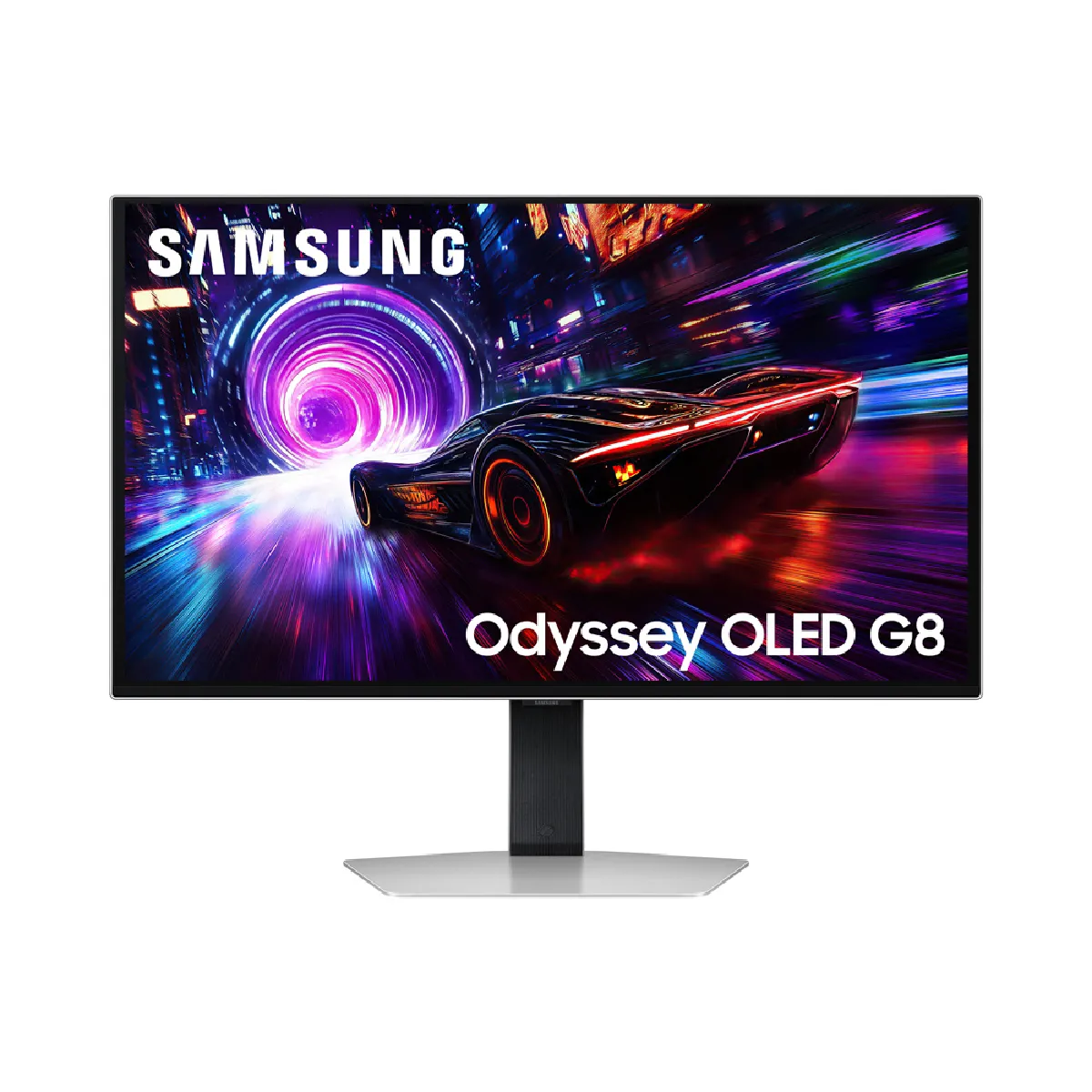 Ecran 27'' Samsung Gaming ODYSSEY G8 Noir OLED 240Hz 0.03ms 3840X2160 250cd/m² 2xHDMI DP 3xUSB Casque Pied réglable hauteur orientable inclinable pivot