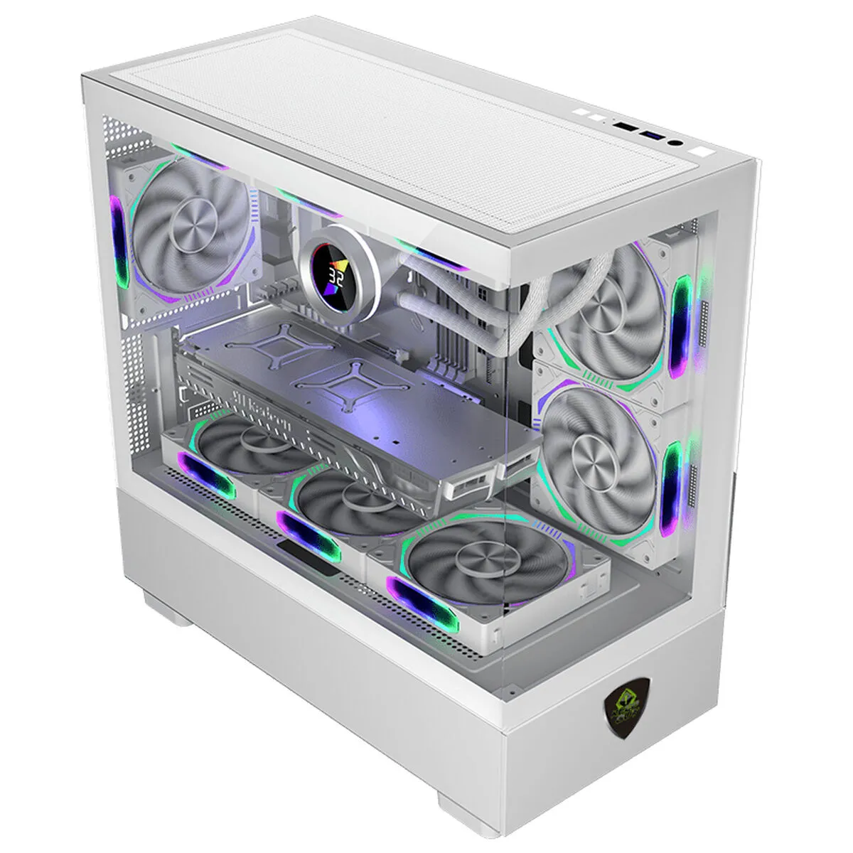Keepout Blanc Xc-301W Glass Unité Centrale - Neuf - Image 3
