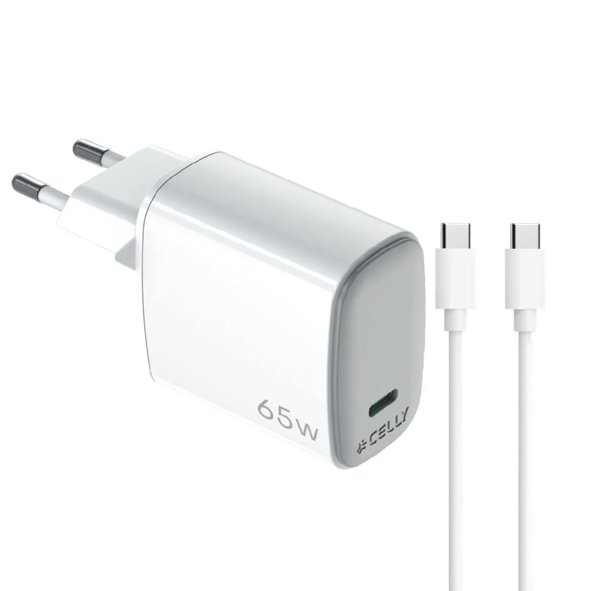 Celly Blanc Chargeur Mural Uptc1usbc65wctc