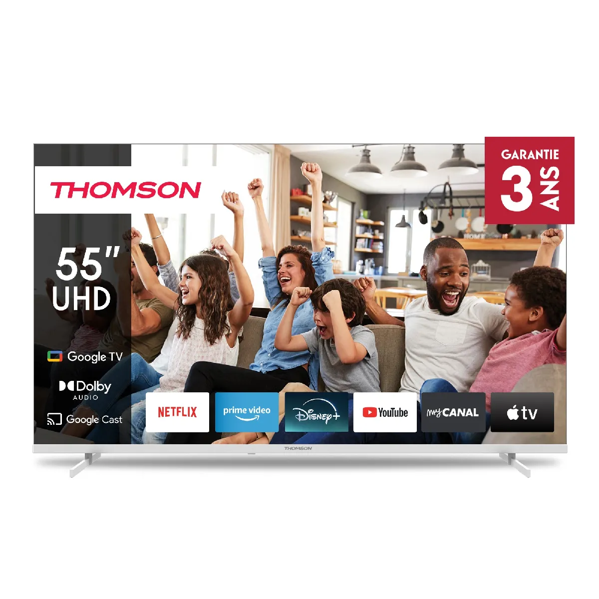 Thomson 55UG4S14W TV 139 7 cm 55 4K Ultra HD Smart TV Wifi Neuf - vue 4